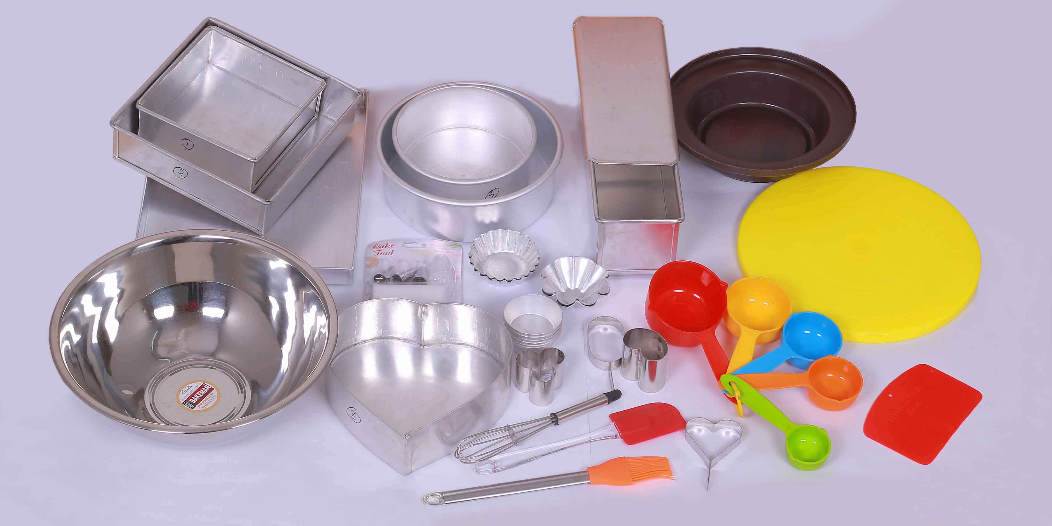 Combo of 20 Baking Accessories/Tools for Beginners & Professionals